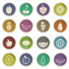 Fruits simply icons