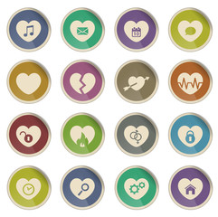 Heart simply icons