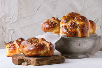 Round Challah bread