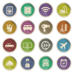 Hotel simply icons