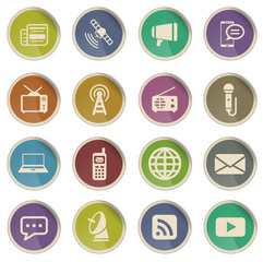 Media simply icons
