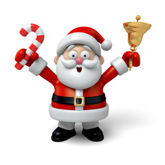 The Santa Claus and a gift
