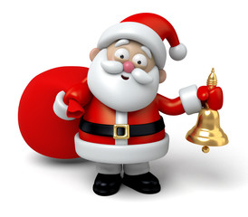 The Santa Claus and a burden of gifts