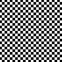 Fototapeta premium Black and white vector checkered pattern.