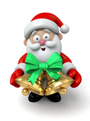 The Santa Claus and a gift