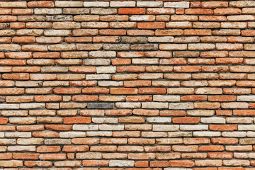 Background of old vintage brick wall 