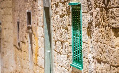 traditional street in Mdina
