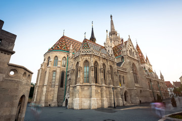 Fototapeta na wymiar Cathedral of St. Matthias in Budapest