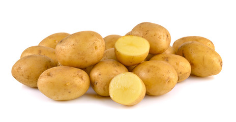  potato isolated on white background