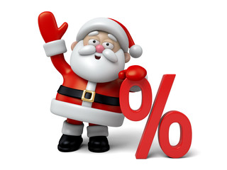 The Santa Claus and the discount promotion