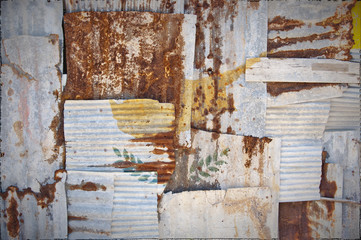 Corrugated Iron Cyprus Flag