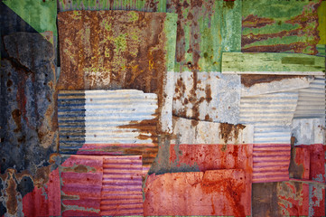 Corrugated Iron Kuwait Flag