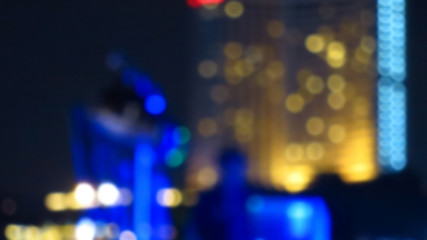 Fototapeta premium Abstract multicolored bokeh and blurry background