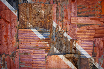 Corrugated Iron Trinidad and Tobago Flag