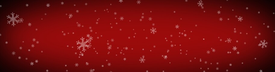 christmas background with snowflakes