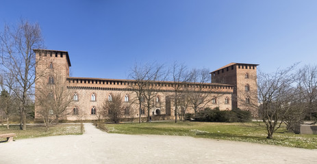 Obraz premium Pavia. Visconti Castle.