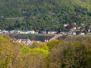 Obraz premium City view from the Königstuhl