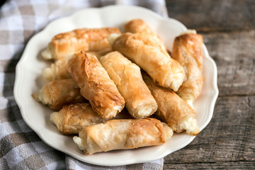Homemade cheese pies