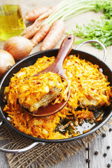 Fish with vegetables