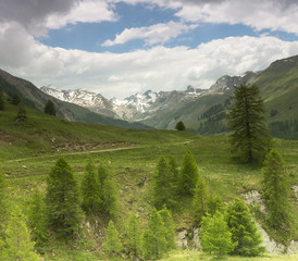 Obraz premium Mountain landscape in France
