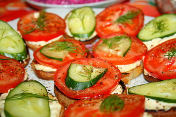 Vegetarian sandwich