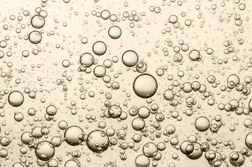 Keuken spatwand met foto Fizz bubbles © dkidpix