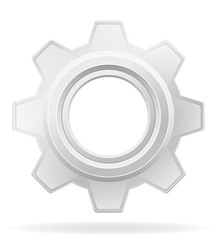 icon gear vector illustration