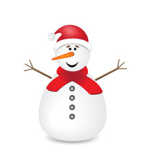 Pupazzo di neve natalizio