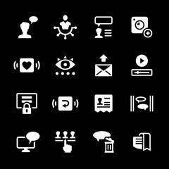 Set icons of social network