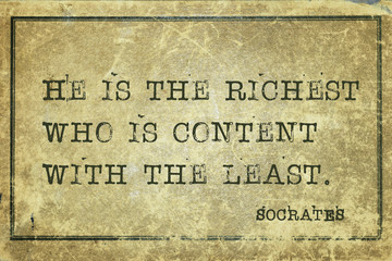 who is content Socrates