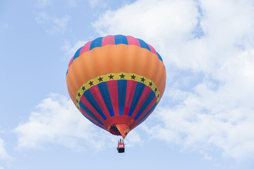 Colorful hot air balloon