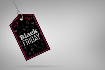 Composite image of black friday advert