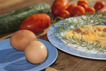 hard-boiled eggs