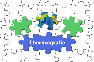 Thermografie 5 / Puzzle, Textfreiraum