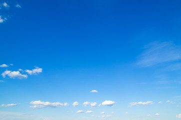 Blue sky background