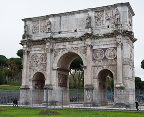 Obraz premium Ancient Triumphal arch of Costantine