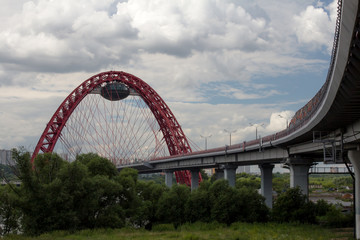 bridge in moscow