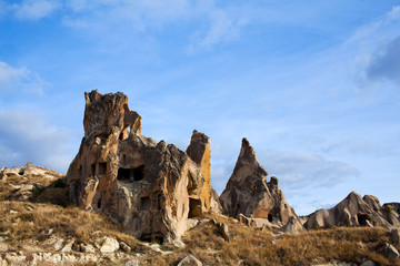 Fototapeta premium Unique geological formations in Cappadocia, Central Anatolia, Turkey