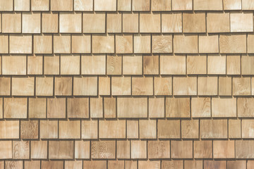 Wooded plank roof tiles background