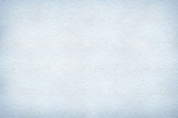 Flat white or light blue snow background texture. Space for lettering, text or copy.