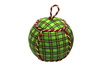 1308 - christmas balls in cloth