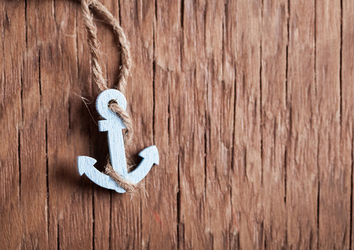 small anchor close-up