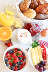 Gedeckter Fr&uuml;hst&uuml;ckstisch