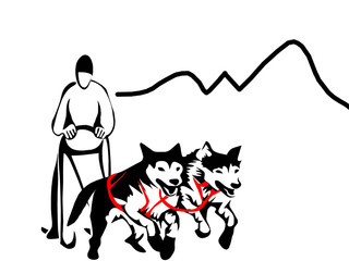 Ездовой спорт, хаски  