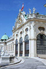 Fototapeta premium Belvedere in Vienna, Austria