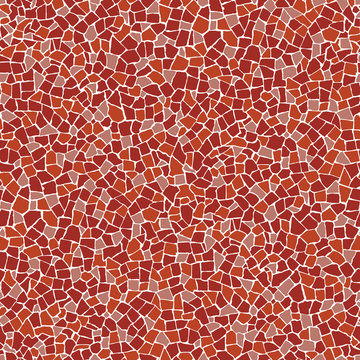 Red broken tiles pattern