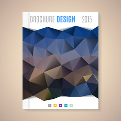Vector template for brochure