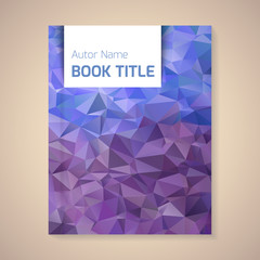Vector template for book title