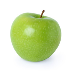 Green apple isolated on white background