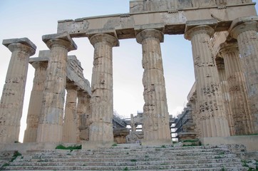 Archaeological area of Selinunte in Sicily